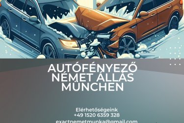 Autófényező német állás München