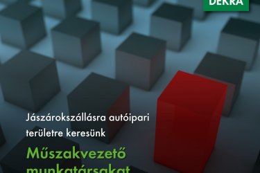 Termelési műszakvezető álláslehetőség