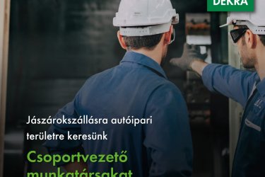 Termelési csoportvezető álláslehetőség