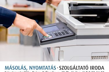 Nyomtatás, fénymásolás Szigetszentmiklós