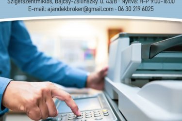 Nyomtatás, fénymásolás Szigetszentmiklós