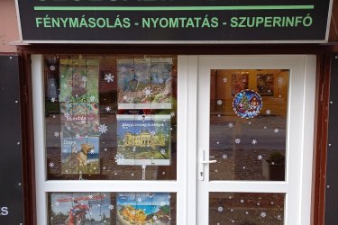 Nyomtatás, fénymásolás Szigetszentmiklós!

A4-A3 méret, kétoldalas, fekete/fehér és színes.  Akár napi 15. 000 példány!

További szolgáltatásaink:
- szkennelés
- Szuperinfó hirdetés felvétel
- COLOP bélyegző készítés
- névjegykártya készítés
- laminálás

Szigetszentmiklós Bajcsy Zs.u.43/B Szolgáltató Iroda 
Nyitva: H-P: 9.00-16.00
Tel: 30/219-6025 (munkaidőben)
E-mail: ajandekbroker@gmail.com