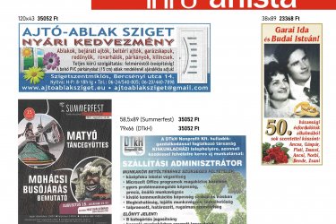 Szuperinfó hirdetés felvétel  Szigetszentmiklós!

További szolgáltatásaink:
- nyomtatás (e-mailből is)
- fénymásolás A4-A3 méretben
- szkennelés
- laminálás A4 méretben
- iratfűzés spirálozással 320 lapig
- névjegykártya készítés (min.rendelés 100db)
- bélyegző készítés

Szolgáltató Iroda
Szigetszentmiklós Bajcsy Zs.u.43/B
Nyitva: H-P: 9.00-16.00
Tel: 30/219-6025 (munkaidőben)
E-mail: ajandekbroker@gmail.com