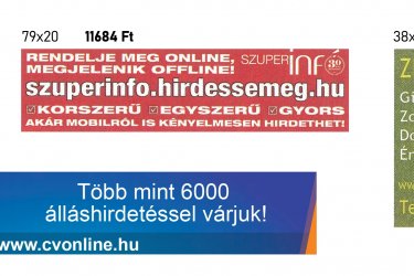 Szuperinfó hirdetés felvétel  Szigetszentmiklós!

További szolgáltatásaink:
- nyomtatás (e-mailből is)
- fénymásolás A4-A3 méretben
- szkennelés
- laminálás A4 méretben
- iratfűzés spirálozással 320 lapig
- névjegykártya készítés (min.rendelés 100db)
- bélyegző készítés

Szolgáltató Iroda
Szigetszentmiklós Bajcsy Zs.u.43/B
Nyitva: H-P: 9.00-16.00
Tel: 30/219-6025 (munkaidőben)
E-mail: ajandekbroker@gmail.com