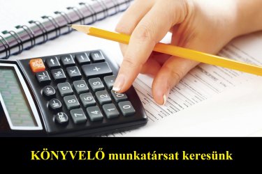 Könyvelő munkatársat keresünk