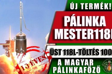 Pálinkafőző szezonnyitó akció! 15% kedvezmény!