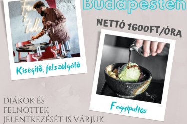 Éttermi kisegítőket keresünk Budapesten