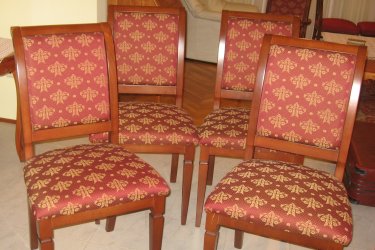 Olasz import kárpitos székek