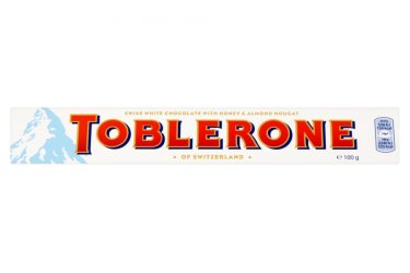 Eladó Toblerone - svájci fehércsokoládé mézzel és mandulával 100 g 530Ft