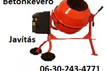 Betonkeverő javítás 
