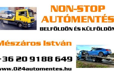 Autómentés Balatonmáriafürdő–Keszthely–Hévíz – 0–24 gyors segítség!