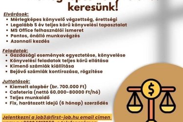 Mérlegképes könyvelő ( Bp.13.ker.)