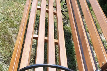 Kovácsolt vas láb kerti padokhoz