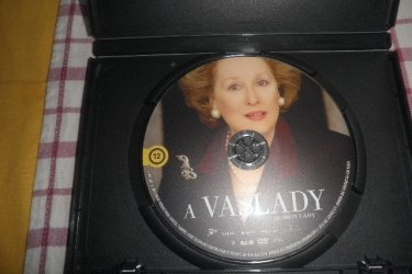 A Vaslady DVD.Meryl Steep Margaret Thatcher életrajzi film
