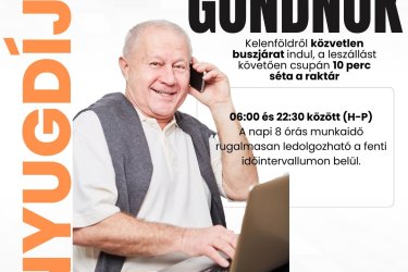 RAKTÁRI GONDNOK MUNKA NYUGDÍJASOKNAK – BUDAÖRSÖN