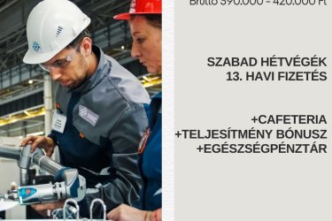 Operátor – Dunaharaszti – AZONNALI KEZDÉSSEL!