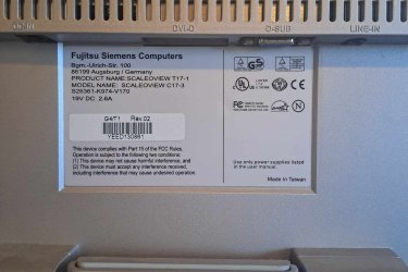 Fujitsu Scaleoview T17-1 monitor.
Nem mai darab, de tökéletesen működik.

Érdeklődni üzenetben!
Személyesen Dencsházán átvehető.
Posta/Foxpost a vevő terhére.