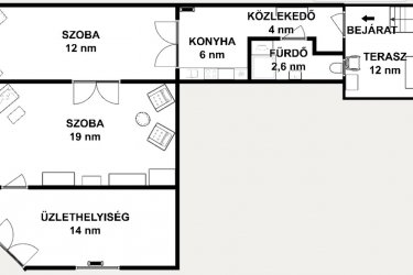 A Dream House Ingatlaniroda megvételre kínál egy FELÚJÍTANDÓ állapotú, 3 szobás lakást egy EXTRA, utcai bejárattal Kispest KÖZPONTI részén. 

Az ingatlan 63 m2 alapterülettel rendelkezik. A tulajdonos a nagyobbik méretű szobából egy 13 m2-es részt leválasztott, melyet UTCAI BEJÁRATOS ÜZLETHELYISÉGKÉNT hasznosított. Főbejárata a közös BELSŐ UDVARRÓL nyílik mely előtt rendelkezésre áll egy kb 12 m2-es TERASZ is. A lakáshoz tartozik továbbá egy kb 30 m2-es, nem leválasztott KERTRÉSZ, FELSZÍNI BEÁLLÓ 1 gépkocsi számára illetve az épület alatti SZÁRAZ PINCÉT szintén használhatja a vásárló. 

Jelen kialakításában található a lakásban egy 3,5 és egy 9,3 m2-es fekvő galéria is, a lakás teljes belmagassága 3,4 m. Minden légtér saját fa ablakkal rendelkezik, melyek RÁCCSAL BIZTOSÍTOTTAK és az utcafrontra néznek. Fűtése GÁZKONVEKTORRAL megoldott, a melegvizet ELEKTROMOS BOJLER biztosítja. Fürdőszobája kádas, egy légtéret alkot a mellékhelyiséggel. 

A 151es busz szinte a ház előtt áll meg, de sétatávolságra áll meg a 42es villamos, a 68as, 148as, és 268as busz is. Szintén elérhető távolságban bevásárlási lehetőség, óvoda-iskola, templom, piac és rendelőintézet. A Határ úti metrómegálló 10 percre fekszik, a körút nem egész 30 perc alatt elérhető. 

A lakás jelenleg osztatlan közös tulajdonként eladó, a használati megállapodás ügyintézése folyamatban van. Saját víz-, gáz- és villanyórával rendelkezik, ÉJSZAKAI ÁRAMMÉRŐ tartozik a lakáshoz. Az ingatlan tehermentes, azonnal birtokbavehető. 

Kiváló választás lehet azoknak akik nem igénylik az állandó belvárosi jelenlétet, de elérhető közelségben szeretnék azt tudni. Akár családosoknak, akár befektetőknek is ideális megoldás lehet, hiszen egy pici törődéssel egy igazán kellemes otthonná varázsolható ez a lakás. 