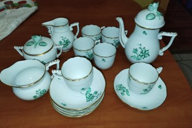Herendi porcelán kávéskészlet
