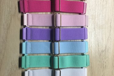 22mm-es színes rugalmas óraszíj (gumis óra szíj)