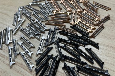 Apple Watch adapter 22mm-es óraszíjhoz (fekete, ezüst és rose gold)