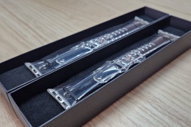 Apple Watch átlátszó szilikon óraszíj