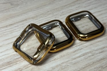 Apple Watch arany színű szilikon védőtok