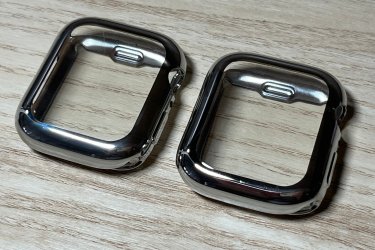 Apple Watch ezüst színű szilikon védőtok