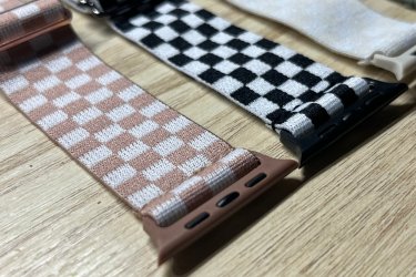 Apple Watch kockás rugalmas óraszíj