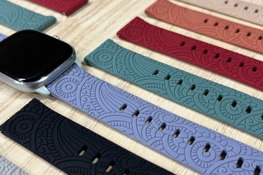 Maori mintás szilikon óraszíj 20mm-es órához