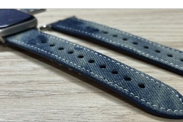 Apple Watch farmer-bőr (farmer mintás) óraszíj