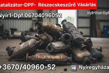 Katalizátor • ●DPF • ●Részecskeszűrő vásárlás – ●Nyíregyházán&#13;&#10;&#13;&#10;✅ Hivatalos, megbízható partner Nyíregyházán és országosan&#13;&#10;Azonnali készpénzes kifizetés&#13;&#10;⚡ Hatékony ügyintézés és pontos elszámolás&#13;&#10; Katalizátorok, DPF szűrők, részecskeszűrők és törmelékek folyamatos vásárlása&#13;&#10;&#13;&#10;&#13;&#10;---&#13;&#10;&#13;&#10;Elérhetőség:&#13;&#10; +36 70 409 6052&#13;&#10; Viber _ WhatsApp üzenetküldés elérhető&#13;&#10; Érkezés előtt időpont egyeztetése szükséges&#13;&#10;&#13;&#10;&#13;&#10;---&#13;&#10;&#13;&#10; ●Beazonosítás menete:&#13;&#10;Küldje el a katalizátor sorszámát vagy egy jól látható fotót, és rövid időn belül tájékoztatást adunk az aktuális árról.&#13;&#10;&#13;&#10;Google&#13;&#10;☎️ +36 70 409 6052&#13;&#10;&#13;&#10;&#13;&#10;---&#13;&#10;&#13;&#10; Átvételi hely:&#13;&#10;Nyíregyháza&#13;&#10;A személyes átadás kizárólag előre egyeztetett időpontban történik.&#13;&#10;&#13;&#10;&#13;&#10;---Dpf_Részecskeszűrő Katalizátor Vétel_Vásárlás Nyíregyháza_DPF https://share.google/srCzzjjQdn6Pq0SWe&#13;&#10;&#13;&#10;●Megbízhatóság • Tisztességes elszámolás • Ügyfélbarát hozzáállás&#13;&#10;#KATALIZÁTOR_DPF_VÁSÁRLÁS_NYÍREGYHÁZA&#13;&#10;