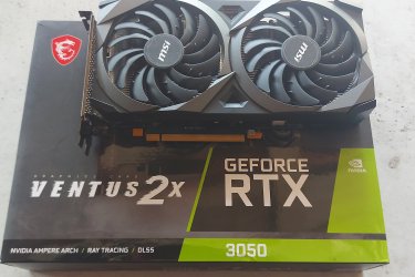  MSI GeForce RTX 3050 VENTUS 2X 8G OC eladó!!
