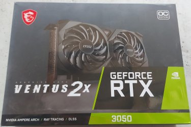  MSI GeForce RTX 3050 VENTUS 2X 8G OC eladó!!

Eladó  MSI GeForce RTX 3050 VENTUS 2X 8G OC videokártya.
Eredeti dobozában
Garanciális: 2025.12 hóig.

Csatolófelület     PCI-Express
Video chipset    Nvidia GeForce
Video chipset termékcsalád    RTX 3050
Hűtés típusa     Aktív hűtés
Ventilátorok száma    2 darab
Grafikus chip sebessége    1807 MHz
Grafikus memória sebessége    14000 MHz
Memória
    
Memória mérete     8 GB
Memória típusa    GDDR6
Memória sávszélesség     128 bit
További tulajdonságok
    
Maximális felbontás    7680 x 4320 pixel
DirectX    12
OpenGL    4.6
Tápcsatlakozó    1 x 6-pin
Fogyasztás    115 W
Ajánlott tápegység    500 W
Lite Hash Rate     Nem
LED megvilágítás    Nincs
Szín    Fekete
Alkalmazott technológiák    
nVidia CUDA
 
nVidia PhysX
 
nVidia Pure Video HD
 
nVidia 3D Vision
 
nVidia G-Sync
DLSS
    
DLSS 2.0    Van
DLSS 3.0    Nincs
DLSS 4.0    Korlátozottan támogatott
Deep Learning Anti-Aliasing (DLAA)    Van
DLSS Super Resolution    Van
DLSS Ray Reconstruction    Van
DLSS Frame Generation    Nincs
DLSS Multi Frame Generation    Nincs
Csatlakozók
    
VGA (D-sub)    Nincs
DVI csatlakozók száma    1 db
HDMI csatlakozók száma    1 db
DisplayPort csatlakozók száma    1 db
USB Type-C    Nincs
Méretek
    
Szélesség    112 mm
Hosszúság    205 mm
Vastagság    45 mm