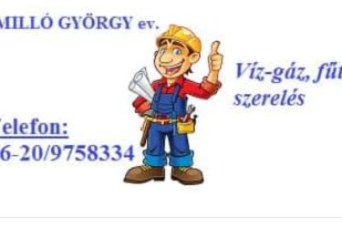 Víz Gáz Fűtés szerelés