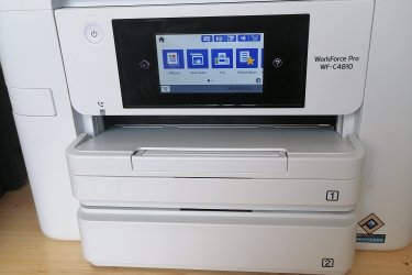 Epson workforce pro wf c 4810 színes nyomtató alig használt, eredeti gyári patronokkal. eredeti ár 130000.-ft  Fél éves.