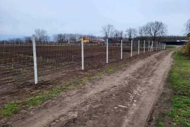 KERÍTÉS ÉPÍTÉS SZUPER ÁRON DRÓTHÁLÓ DRÓTFONAT VADHÁLÓ BETONOSZLOP