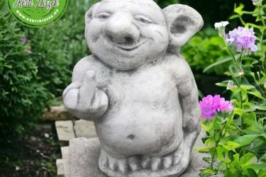 Troll kerti figura bemutató