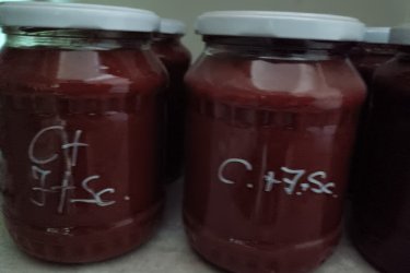 12 év ős és kistermelői tevékenységből, vállalkozás befejeztével, megmaradt feldolgozott (Barabás Chili)  chili szószók eladók. 100%-os chili paprikából, semmi sallang, tartósítószer, katyvasz, csak a paprika húsa és leve, ici-pici sóval ízesítve. Felfőzve, dunsztba elkészítve. Szeretném eladni, a következők vannak: Red habanero, (7,2dl) Red Jolokia+Scorpio, (7,2 dl.) Orange Jol.+scorpio, (7,2 dl. és 1,7 l ) Orange habanero, (7,2dl.) Chokolate Carolina+ Jolokia+Scorpio. (7,2dl.) 7,2-ből kijön 18 db. 40ml-s szósz. a 1,7 literesből pedig 42 db 40ml-s szósz. Az összes 39, 40l. Az árajánlatom: Ha mind elviszed 1 millió, ha csak 1-1 üveg 7,2-es kell, azok 20.000Ft/ üveg. Az 1,7 l. 50.000Ft/üveg. Ezekkel az árakkal dupla hasznot lehet elérni. Már csak pici üvegekbe kell vissza főzni, adagolni.