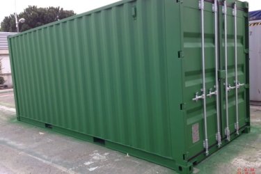 Szállítási konténer / egyszeri és utolsó útra szánt konténer, 20 lábas és 40 lábas.