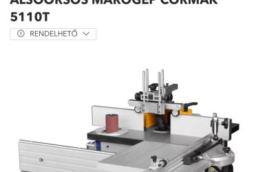 Alsóorsós marógép