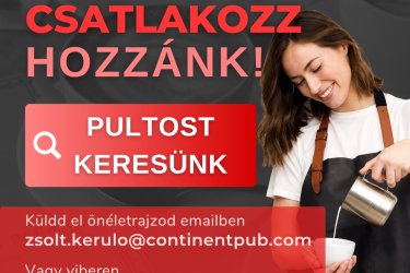 Pultos álláslehetőség