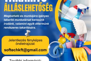 Takarító álláslehetőség Nyíregyháza