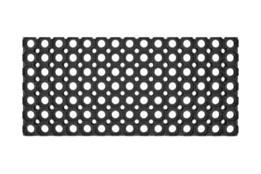 Gumi lábtörlő fekete 60x25 cm