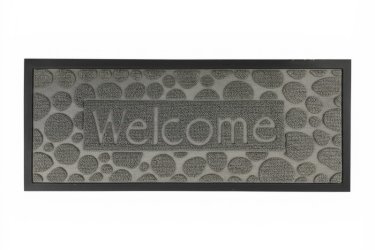 Üdvözlő lábtörlő fekete 75x25 cm