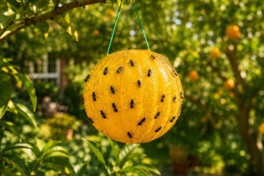 Időjárásálló erős tapadású rovarcsapda – 8 cm