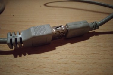 USB hosszabbító szürke 2db