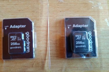 MicroSD Memória kártya + Adapter