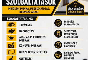 Munkát vállalunk