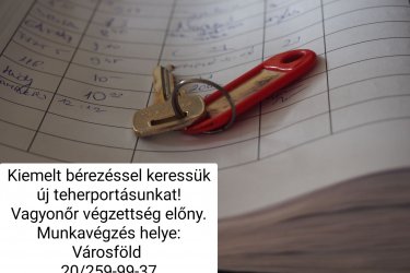 Városföldi Agrárgazdaság Zrt.- teherportás állás